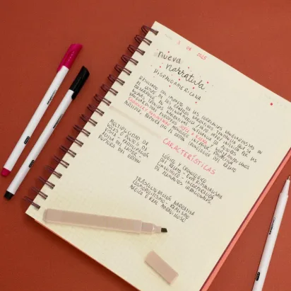 Hoja de cuaderno
